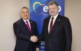 Poroshenko had a meeting with Orban.