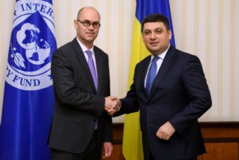 Гройсман встретился с руководителем технической миссии МВФ