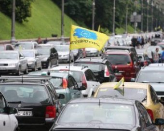 Евробляхеры выходят на протест: где завтра в Киеве будут пробки