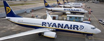 Ryanair ввів тимчасову знижку на всі маршрути з України