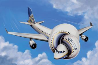 United Airlines включили в тройку худших авиакомпаний США