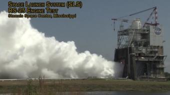 Як проходять випробування двигуна надважкої ракети: відео NASA