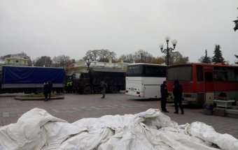 Движение в центре Киева перекрыто - нардеп