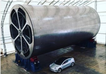 Маск показал корпус нового космического корабля SpaceX