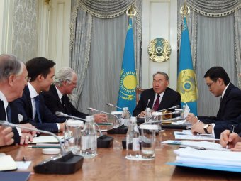 Назарбаев встретился с руководством компании &laquo;Ротшильд&raquo;, Казахстан