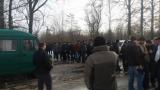 На Волыни шахтеры перекрыли трассу Киев - Варшава из-за невыплаты зарплат
