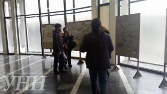 Выставка карт подземных рек Киева открылась в столичном метро