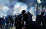 Во время столкновений под Радой полиция применила газ