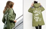 Меланію Трамп розкритикували за напис на куртці