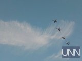 Військова авіація пролетіла над Хрещатиком під час репетиції параду
