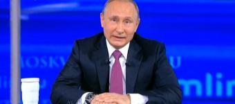 Путин разоткровенничался о семье во время &laquo;прямой линии&raquo;