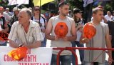 Шахтарі влаштували протест під Радою