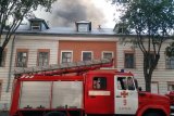 У Харкові три години рятувальники гасять пожежу в Українській інженерно-педагогічній академії