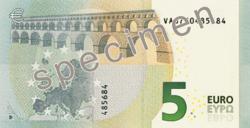 З 2 травня 2013 р. у Європі вводять нову банкноту номіналом €5 (відео)