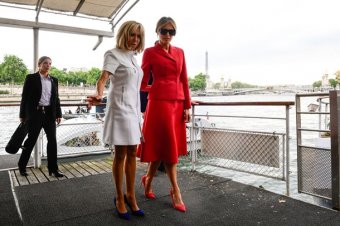 Трамп відмітив фізичну форму дружини Макрона