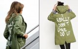 Меланию Трамп раскритиковали за надпись на куртке