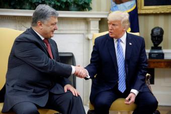 WP: Во время встречи с Порошенко Трамп неправильно назвал Украину