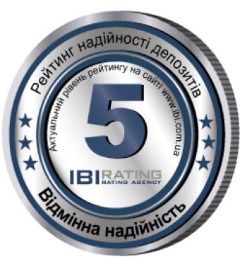 IBI-Rating визначило рейтинг надійності банківських вкладів ПАТ «Кредитвест Банк» на рівні 5