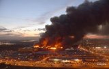 У Москві на ринку сталася масштабна пожежа