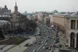 Рух транспорту по вул.Хрещатик тимчасово обмежено