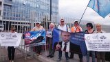 Співробітники &laquo;Аерофлоту&raquo; влаштували пікет з вимогою підвищення зарплати