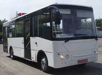«Богдан» запускає серійне виробництво автобуса з газовим двигуном