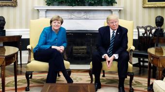 Меркель и Трамп обсудили Украину