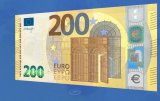 Представлены новые купюры номиналом 100 евро и 200 евро