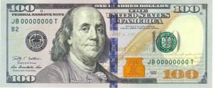 С 8 октября в обращение поступят банкноты номиналом $100 с новым дизайном