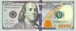 С 8 октября в обращение поступят банкноты номиналом $100 с новым дизайном